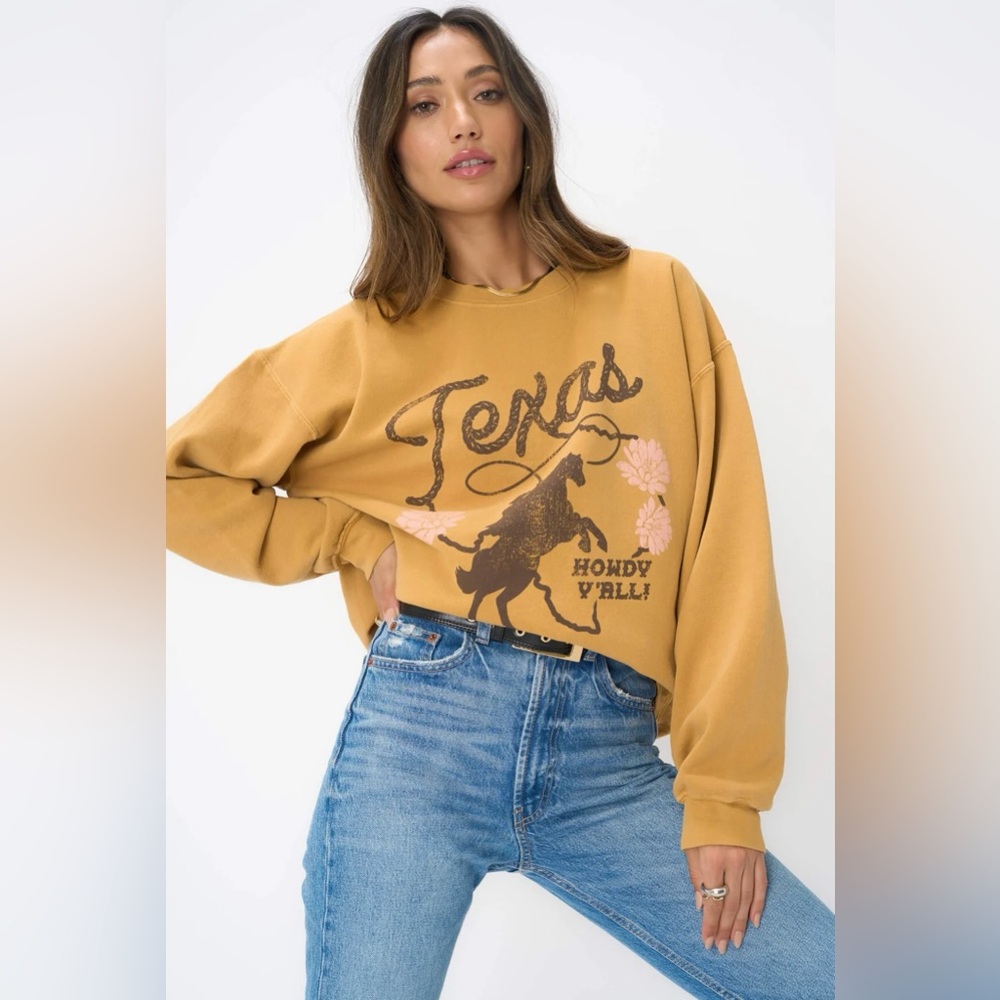 NWOT TEXAS Y'ALL SWEATSHIRT s-m - Picture 9 of 10